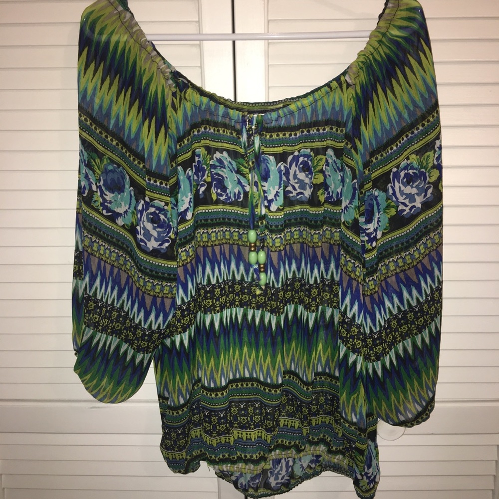 Bright blouse